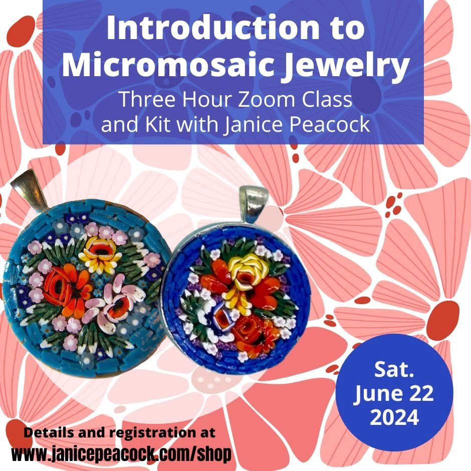Introduction to Micromosaic Jewelry Class and Kit